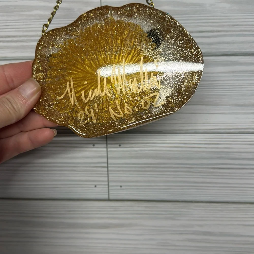 Gold Glitter Butterfly Wall Hanging- no. 2
